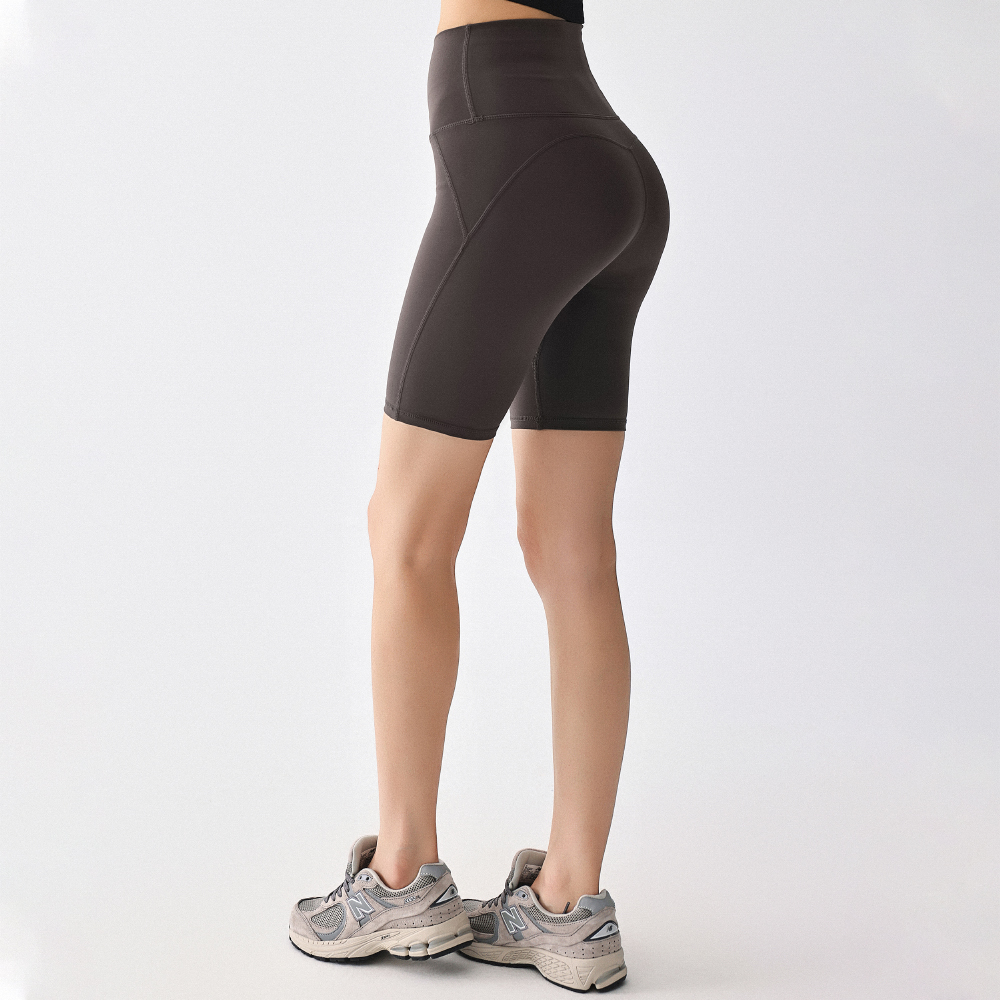 运动四分裤女高腰提臀速干免穿内裤普拉提外穿跑步健身瑜伽短裤夏