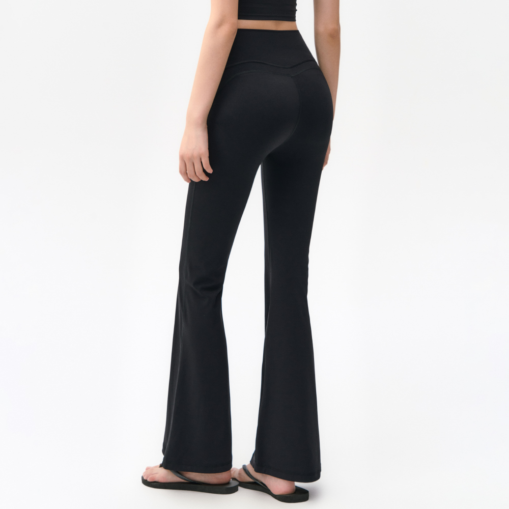 外穿微喇叭高腰提臀运动裤瑜伽服