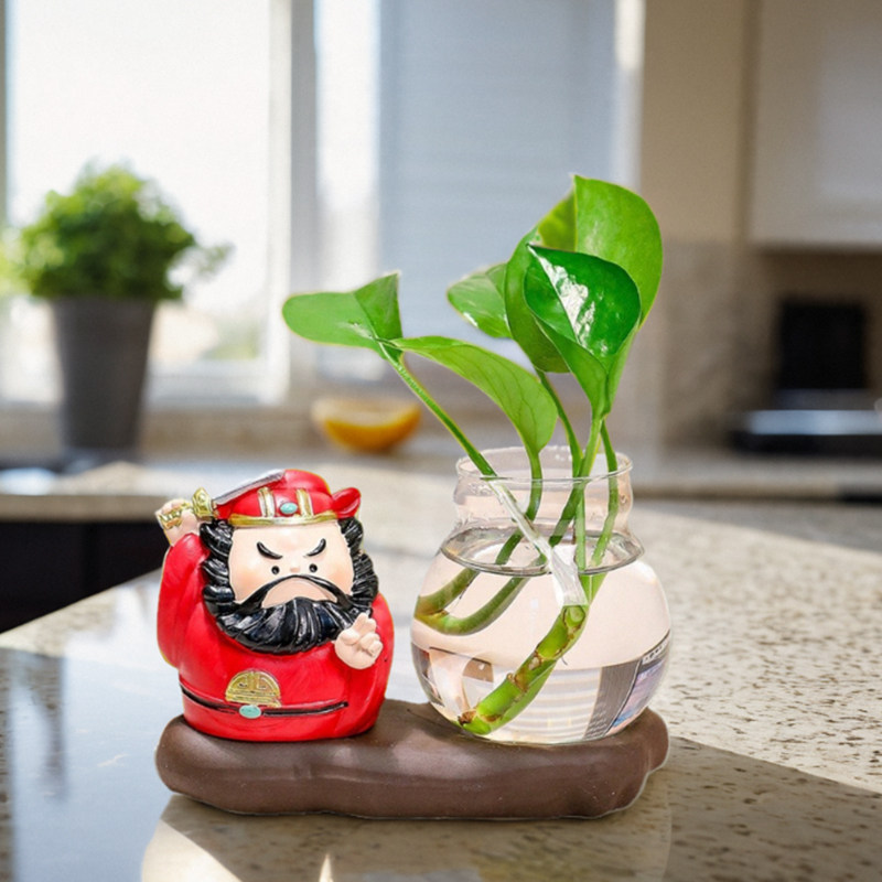 【驱魔钟馗】职场防小人办公室工位解压装饰桌面水培摆件好运礼物,家居饰品,桌面摆件,淘宝优惠券,粉丝福利购,淘宝优惠卷