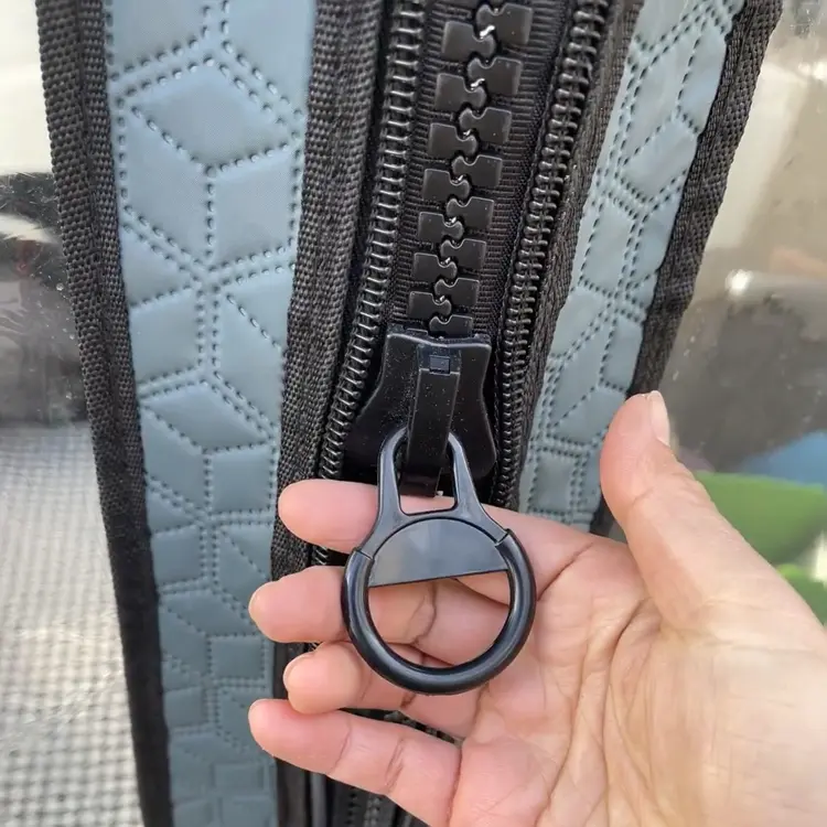 三轮车雨棚拉链20号树脂拉链羽绒服帐篷双开尾塑料拉链双面拉链头