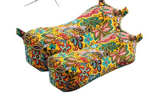 老粗布枕头成人纯棉护颈椎助睡眠