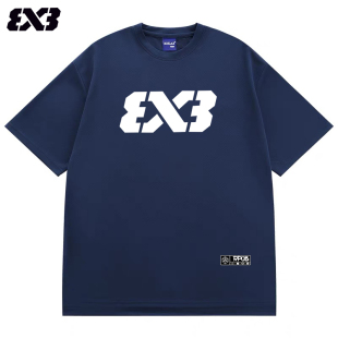 3V3美式速干篮球短袖投篮服T恤男训练服运动跑步网眼透气潮半袖