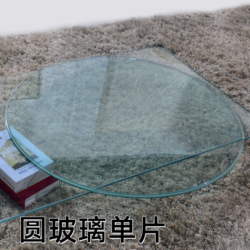 餐桌转盘钢化玻璃圆桌转盘底座饭桌餐桌玻璃转盘圆桌钢化玻璃家用