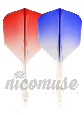 CONDOR AXE Gradation Small 透明 硬质一体镖翼 shape