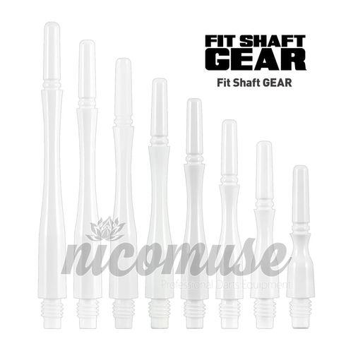 FIT SHAFT GEAR HYBRID 混合型 白色 树脂飞镖杆 旋转型/自锁型