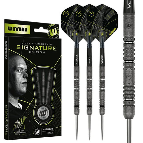 Winmau Michael van Gerwen Darts 范格文直筒硬式钨钢磨沙飞镖