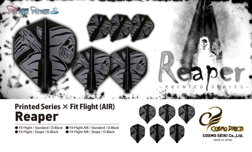 COSMO Fit Flight (AIR) Printed Series｜Reaper 黑色死神镖翼