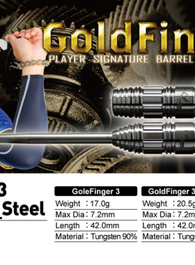COSMO DARTS GOLDFINGER 3 Designed by Harith Lim