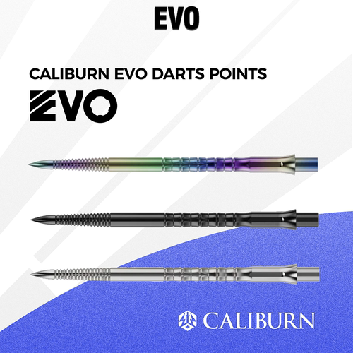 CALIBURN 九牌 EVO Bamboo 可更换硬式镖针 通用普通硬镖