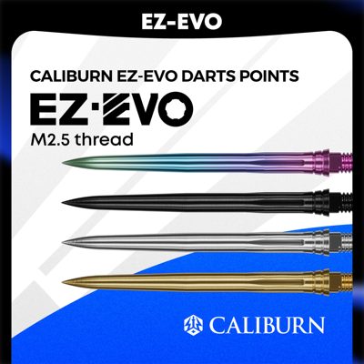 九牌EZ-EVO Smooth 光滑钢针可更换硬式镖针 通用普通硬镖-M2.5