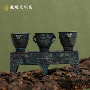 殷墟博物馆妇好三联甗文创冰箱贴树脂镇馆之宝摆件城市伴手礼爆款