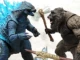 SHM King Kong+2019 Giant Rock Godzilla (роскошная версия)