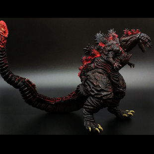 真红莲哥斯拉玩具2019手办模型Godzilla可动机械怪兽之王摆件NECA