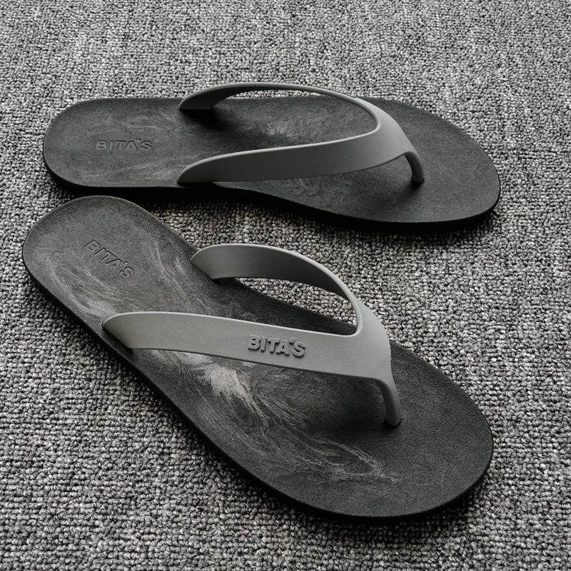 越南进口BITAS平新平仙人字拖男防滑防水耐磨防臭居家外穿 沙滩鞋