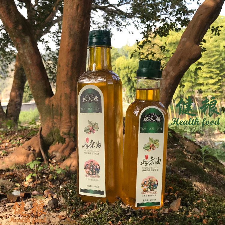 福建三明纯正野生山茶油500ml 农家自榨孕妇月子食用小粒山茶籽油