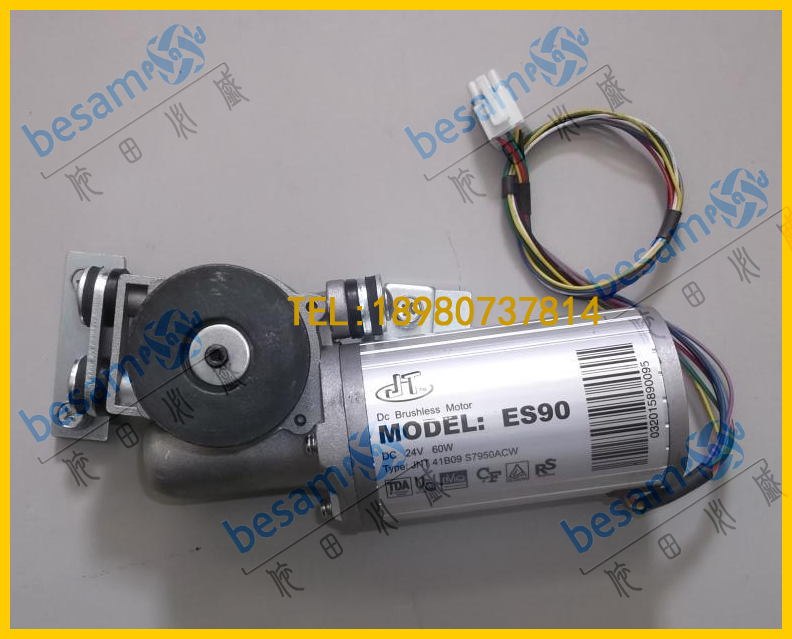 JT 自动门电机 ES90/100 自动门马达 JT感应门马达 晶铁 24V 60W