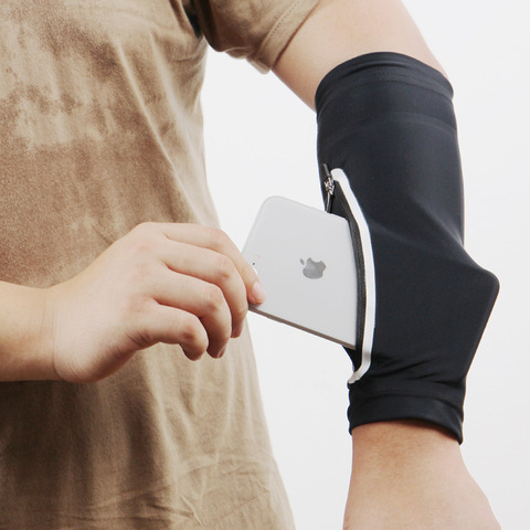 手刺绣包手臂包新型新款腕包骑行防晒臂套手机包跑步弹力设计手机