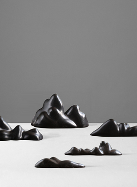 新中式风彩绘书柜博古架艺术品