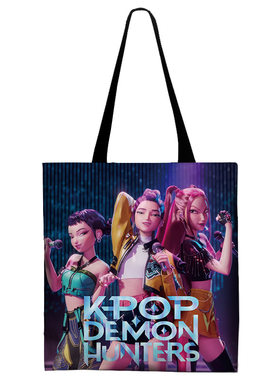 K-POP猎魔女团动漫周边帆布单肩