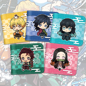 鬼灭之刃周边钱包动漫义勇无一郎蜜璃炼狱蝴蝶忍钱夹皮夹子卡包