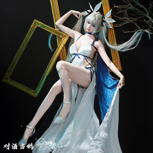 【对酒当鸽】碧蓝航线 可畏cos 纪念印记 婚纱 誓约花嫁 cosplay