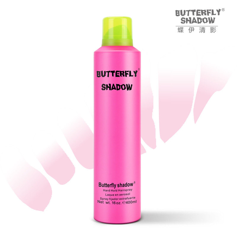 蝶伊清影butterflyshadow立体造型干胶喷雾发胶男女士淡香400ml