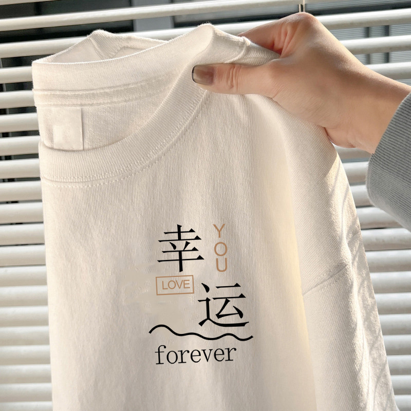 纯棉白色打底衫女秋冬长袖t恤女卫衣叠穿内搭上衣设计感宽松秋衣