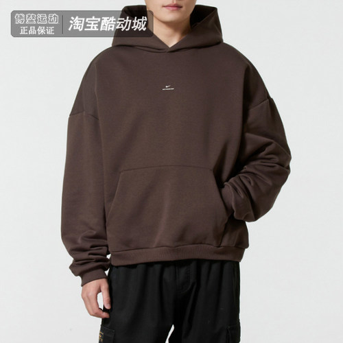 耐克卫衣男装篮球加绒连帽套头衫