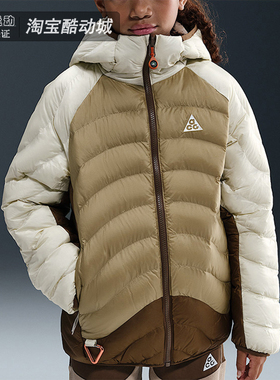 Nike/耐克大童装2025冬季双面穿运动连帽棉服夹克外套HQ9648-229