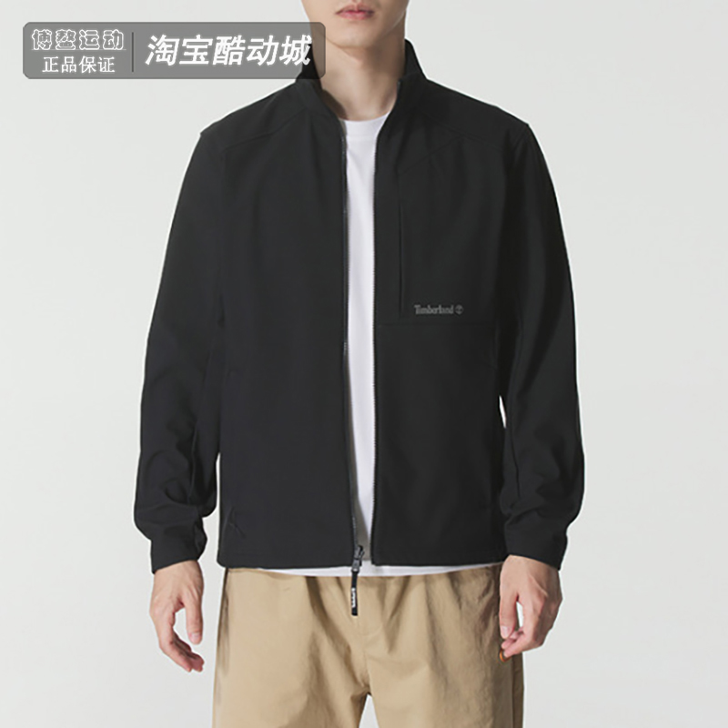 添柏岚男装立领软壳夹克梭织外套