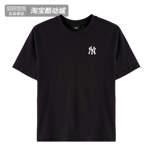 MLB男女儿童运动透气圆领短袖T恤