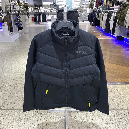 Skechers男装25冬季羽绒服保暖户外防风运动立领棉羽外套L423M141