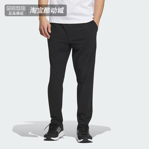 阿迪达斯长裤男子透气运动九分裤
