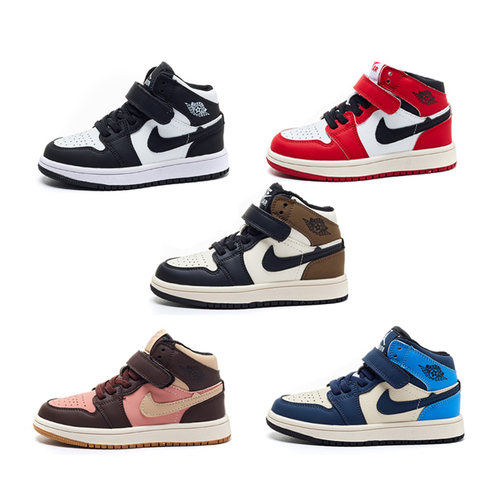 儿童AJ板鞋加绒高品质耐磨