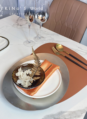 KiNo奇诺 样板间餐具套装 会所餐厅餐桌面摆餐盘酒杯酒店软装摆件