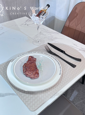 简约餐具套装餐厅软装西餐盘