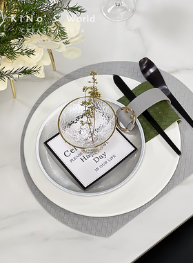 奇诺欧式轻奢餐厅餐具摆件套装