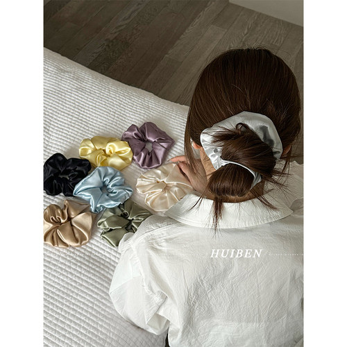 100%真丝！30姆米大肠发圈章小蕙