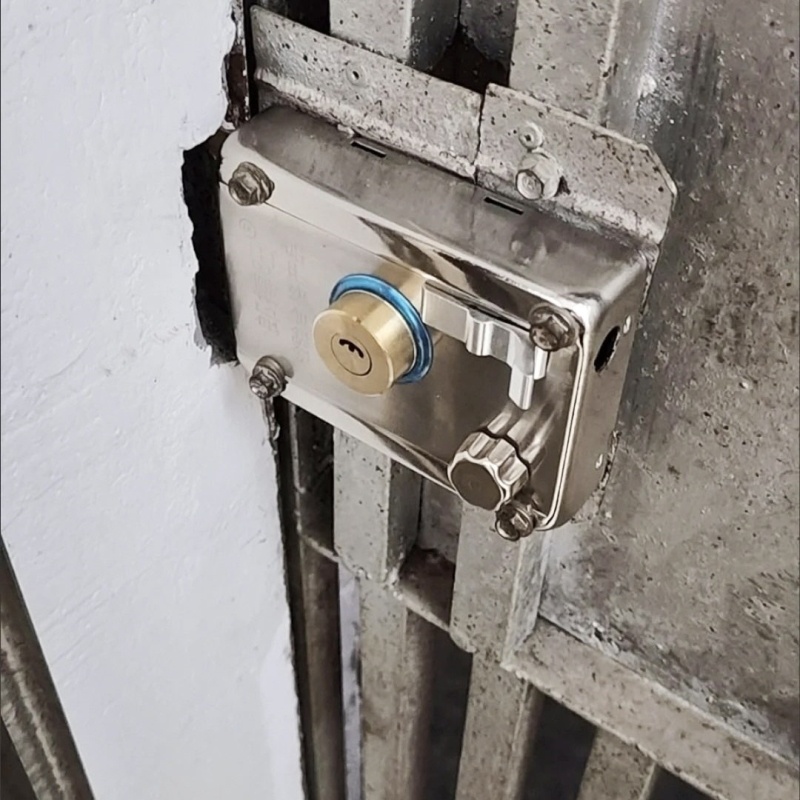 宿舍外装门锁普通室内家用通用型大门老式卧室防盗门锁防盗锁