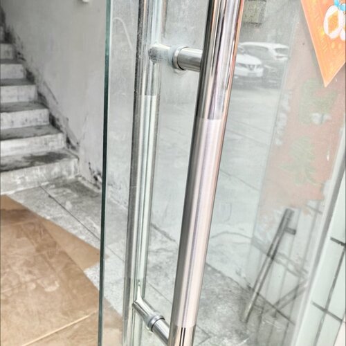 大门拉手推拉地弹门把手玫瑰黑钛金有无框木门不锈钢包厢门KTV