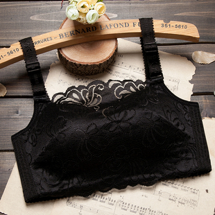 小胸聚拢加厚款 抹胸文胸裹胸式 调整型胸罩少女防走光内衣女无钢圈