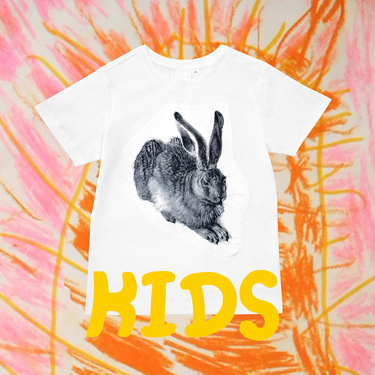 男女童4-6岁兔年夏贴布T恤短袖全棉圆领Clooouds Kids