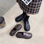 新款 软底平底乐福鞋 坡跟英伦风复古防滑 JK鞋 2025秋季 女单鞋 小皮鞋