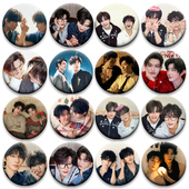 吾岸云熠星河郝主任云旗cp同人动漫谷子吧唧58MM徽章胸章包包挂件