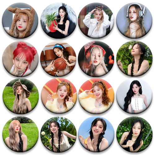 宋雨琦58MM谷子谷圈周边徽章演唱会吧唧马口铁钥匙扣书包挂件胸针