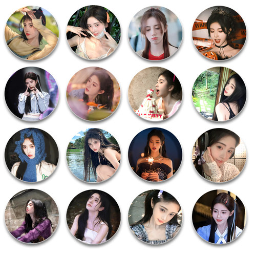 鞠婧祎周边徽章吧唧58mm马口铁胸章胸针挂件朋友闺蜜生日礼物定制