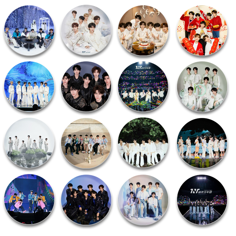 时代少年团吧唧58mm马口铁胸章谷子挂件明星演唱会应援痛包礼物