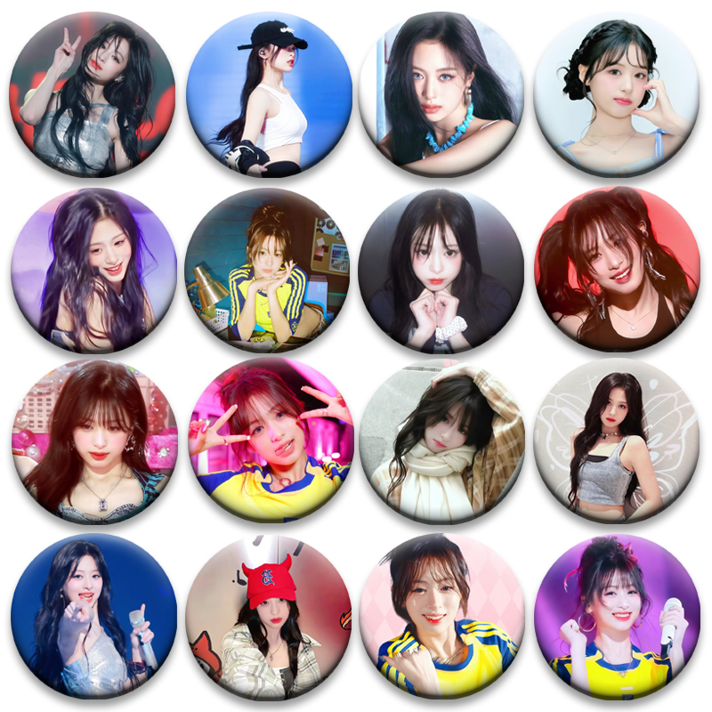 ahyeon郑雅贤马口铁谷圈周边吧唧书包应援58MM谷子徽章演唱会胸章