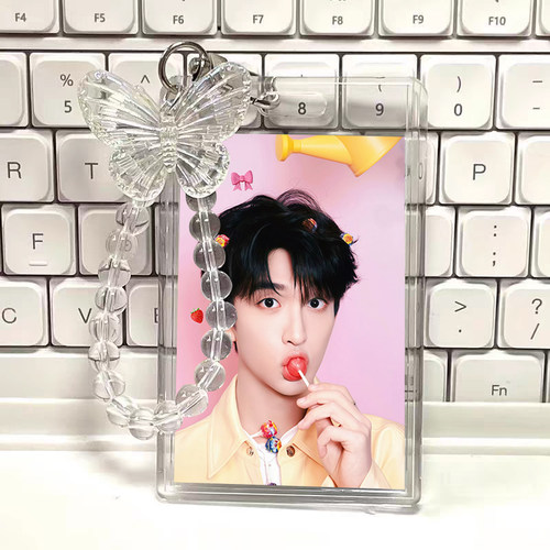 ins风黄子弘凡周边学生校园卡件卡套挂件节日身份证水晶亚克力礼