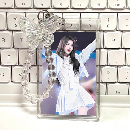 ins风鞠婧祎周边学生校园卡件卡套挂件节日身份证礼物水晶亚克力